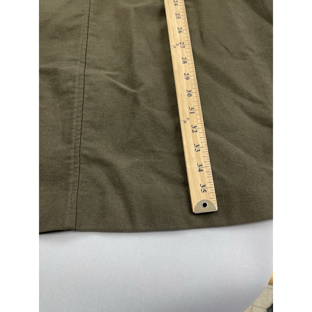 Orvis Womens Skirt 10 Olive Green Maxi Country Timeless Elegant Luxury Old Money - Picture 6 of 7